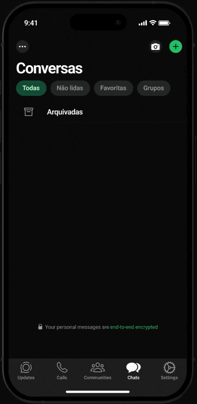 Demonstração da feature